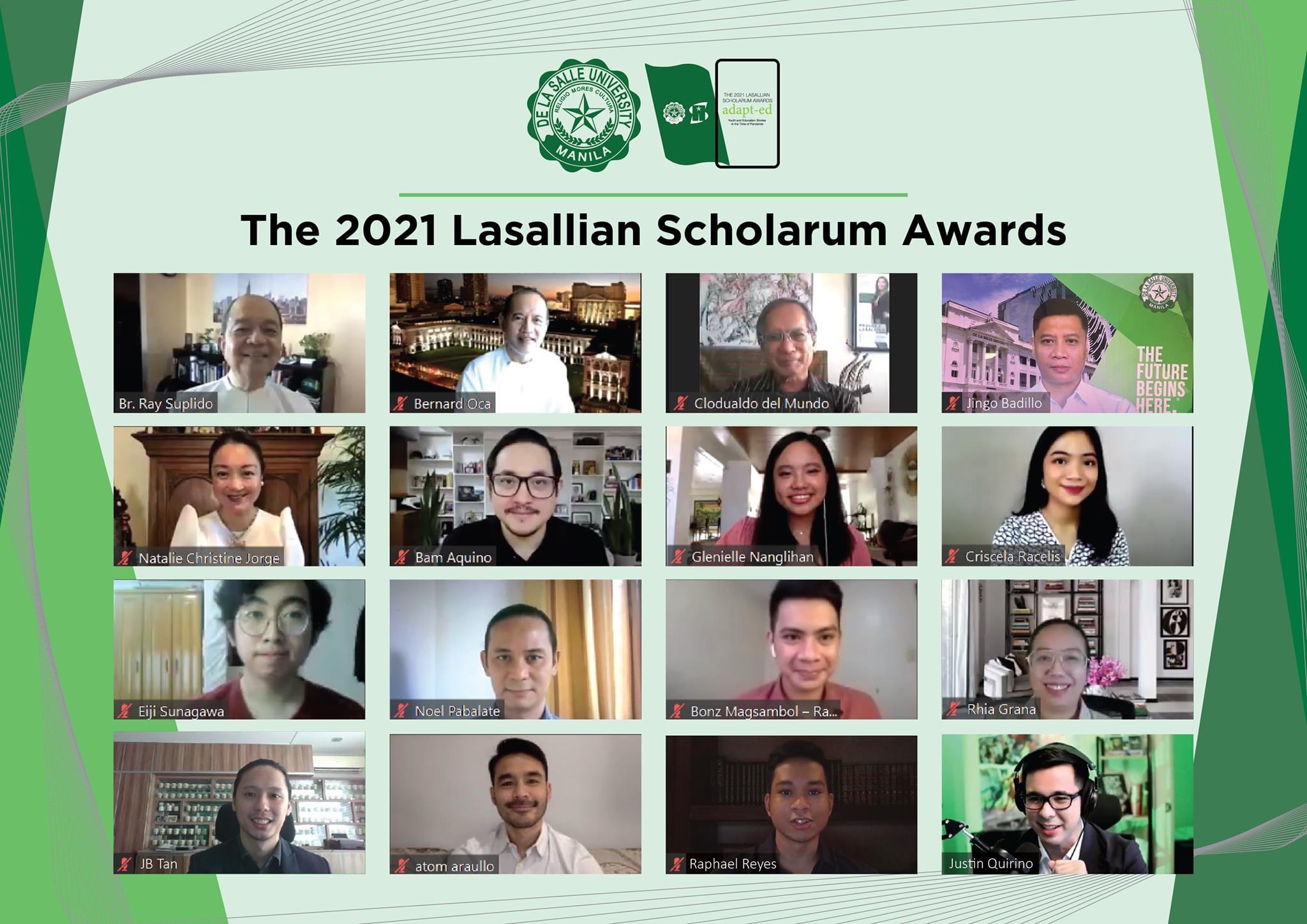 Read more about the article 2021 Lasallian Scholarum Awards, pinasinayaan ng Pamantasang De La Salle