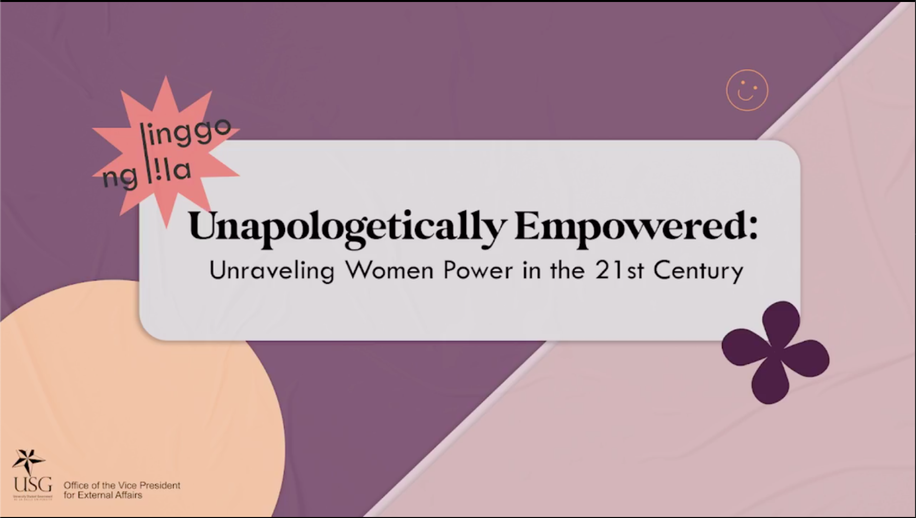 Women empowerment, isinulong ng DLSU USG para sa Linggo ng Lila
