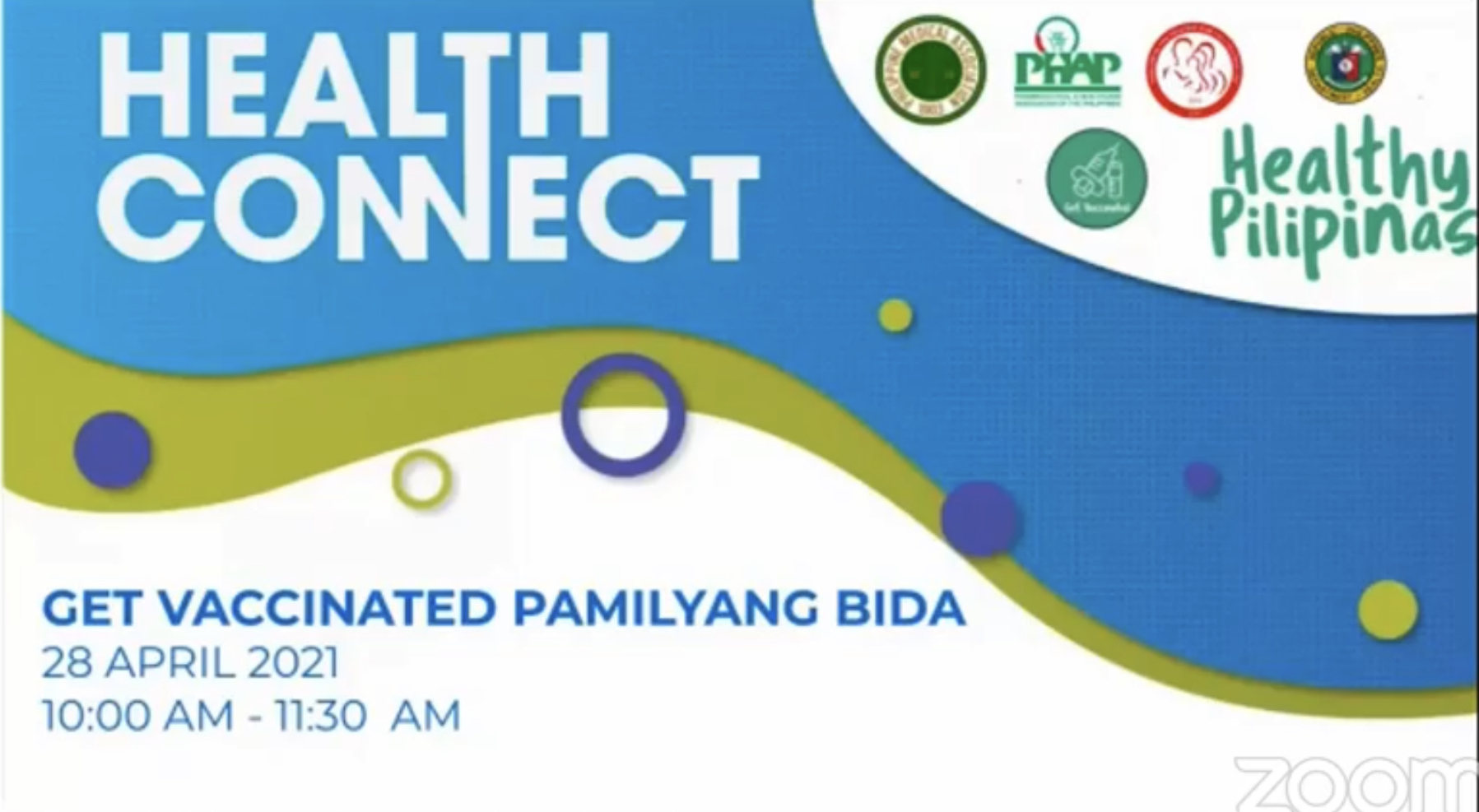 Daan tungo sa muling pagsasama-sama: Kahalagahan ng bakuna, binusisi sa Health Connect: Get Vaccinated Pamilyang Bida Forum