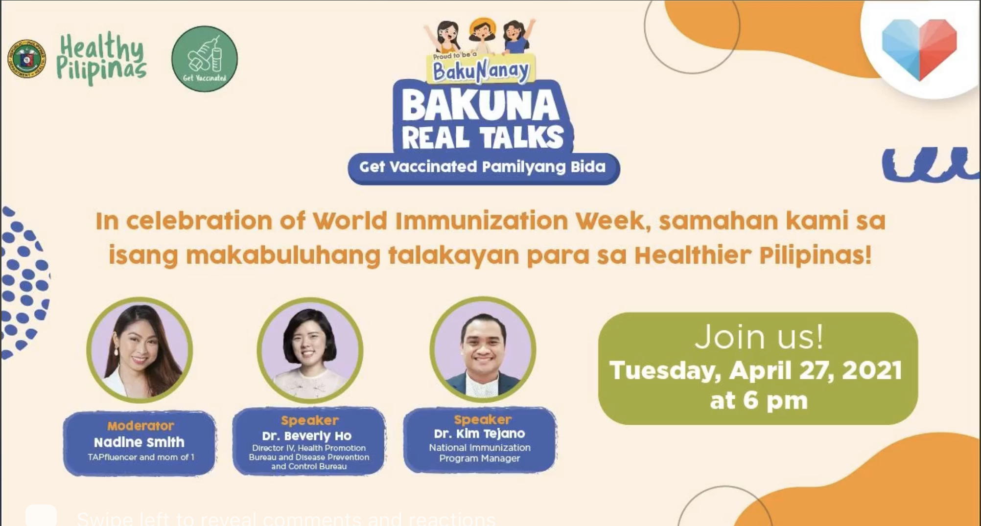 Mga maling paniniwala ng sambayanan sa pagbabakuna, ipinaliwanag ng DOH at theAsianparent Philippines