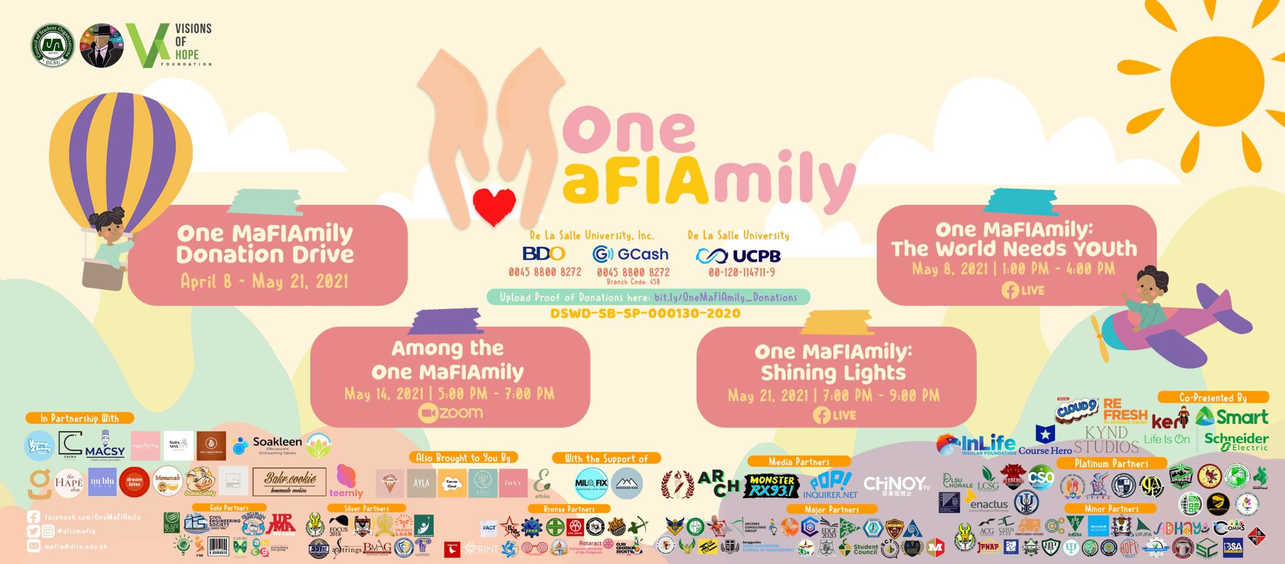 Diwa ng pagtutulungan, ipinamalas ng DLSU MaFIA sa One MaFIAmily donation drive