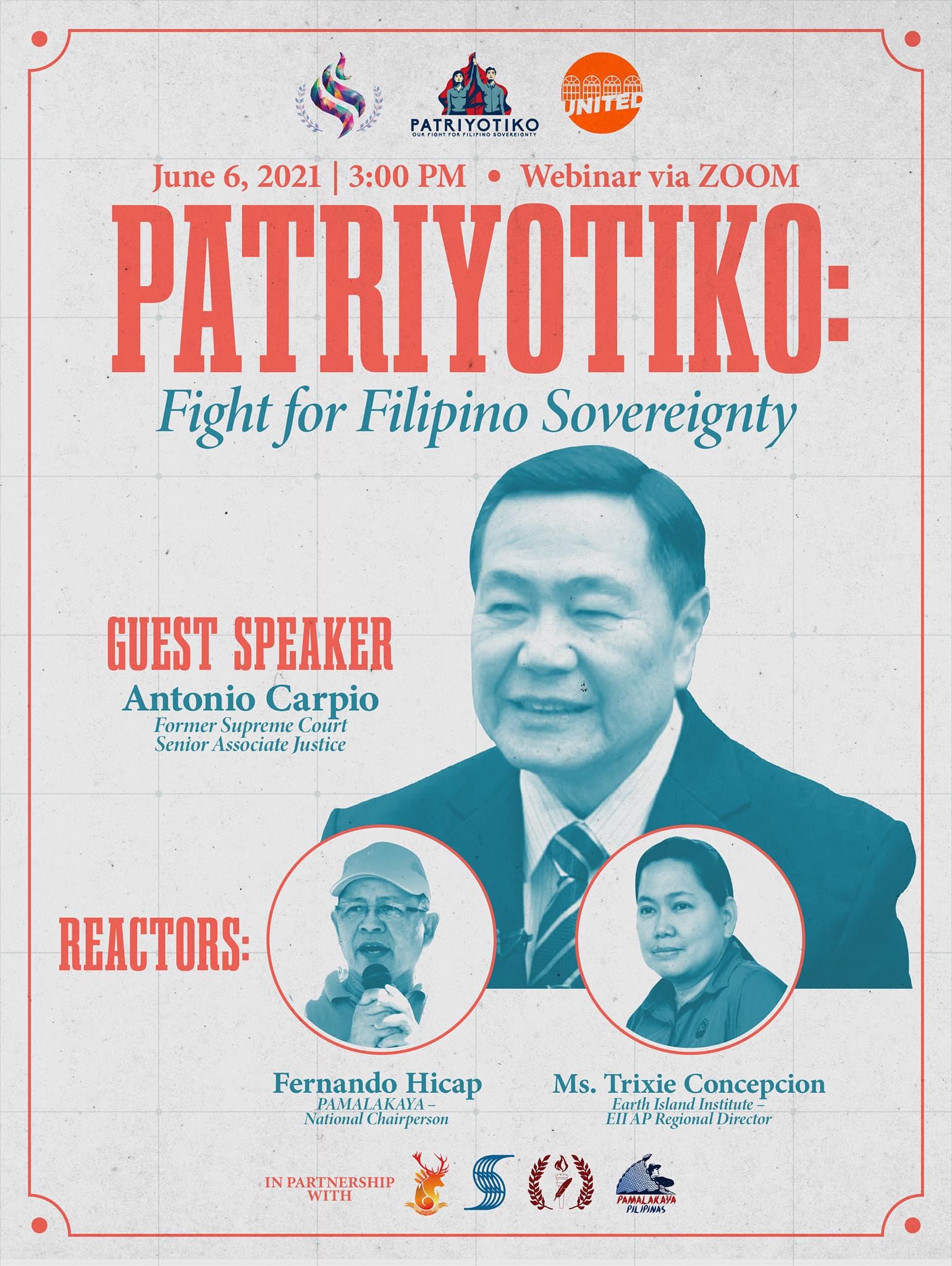 Read more about the article Paninindigan sa soberanya ng WPS, responsibilidad ng gobyerno at mga mamamayang Pilipino — Carpio