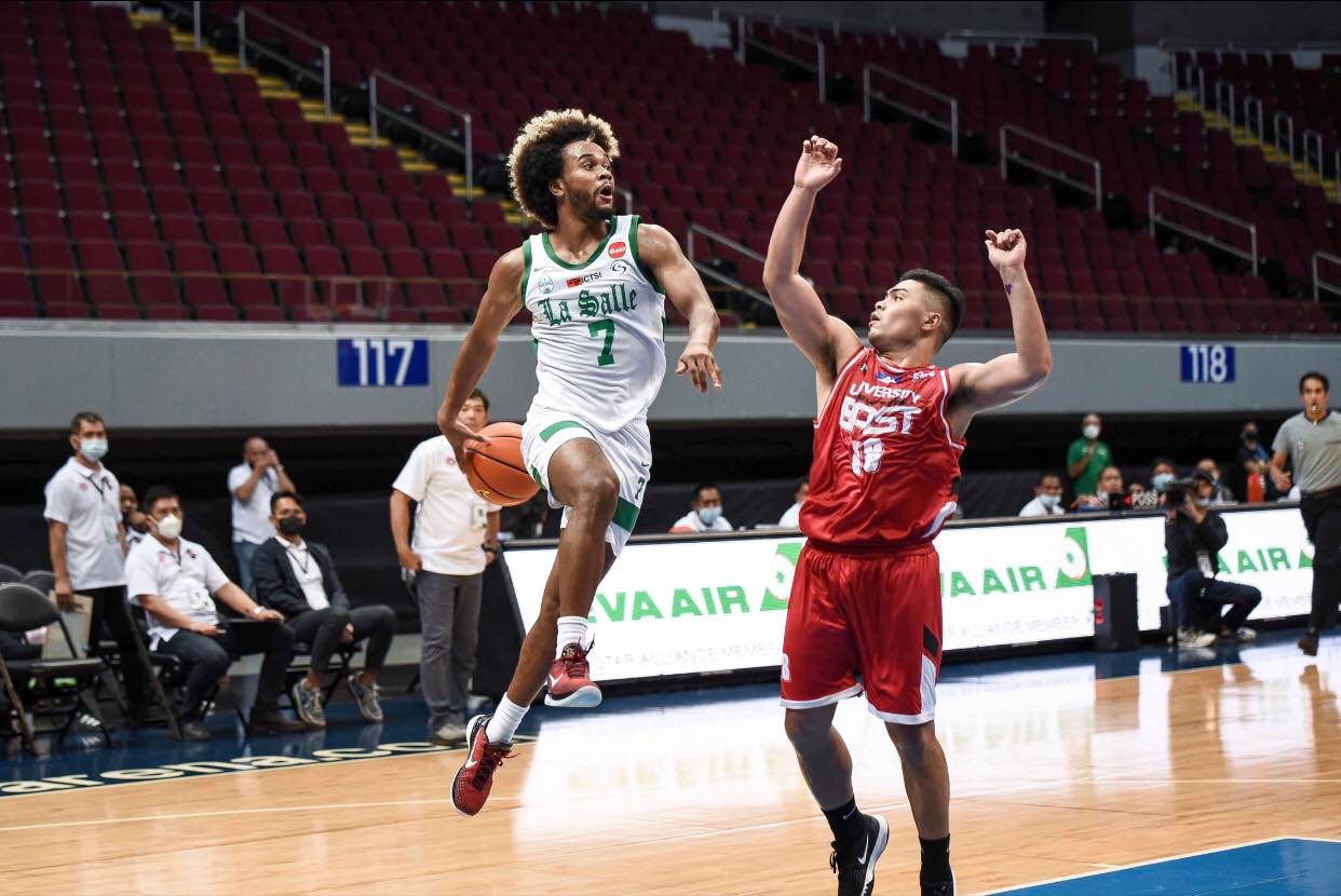 Read more about the article #AnimoLaSalle: DLSU Green Archers, tinanggalan ng bangis ang UE Red Warriors sa kanilang unang pagtutuos