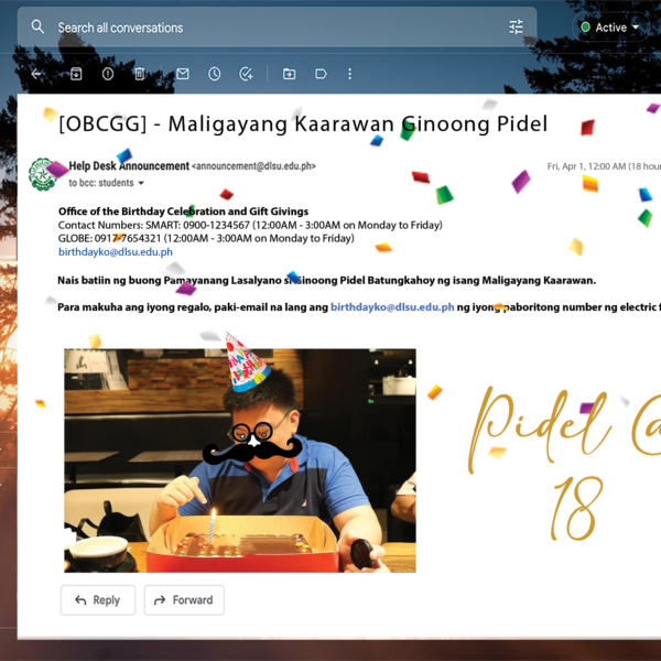 [SPOOF] Clout chasers, it’s your time to shine: Kaarawan ng mga Lasalyano, isasama na sa HDA