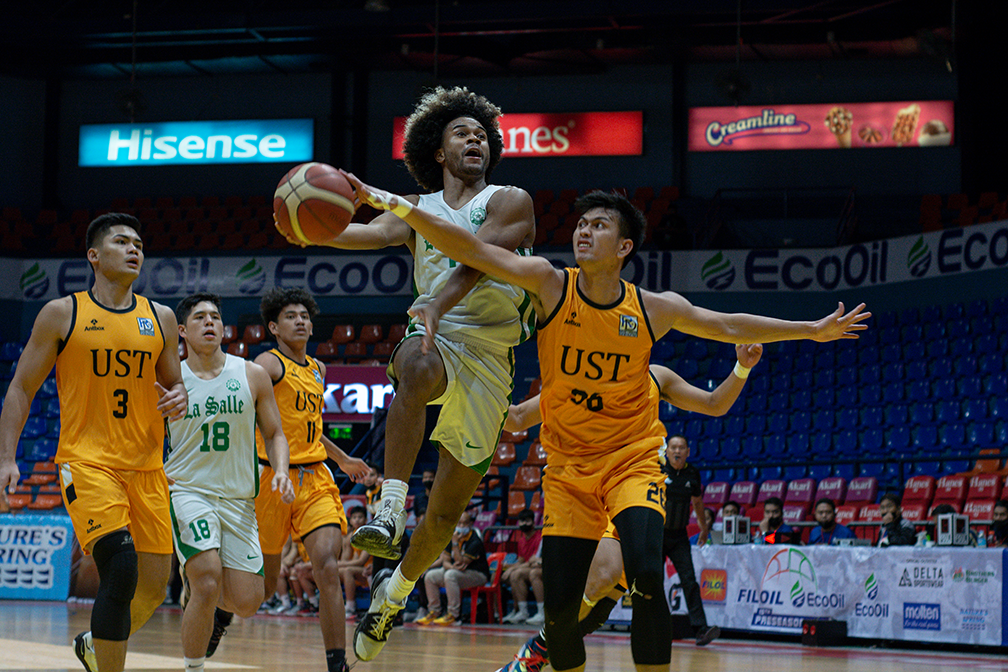 Read more about the article DLSU Green Archers, ginasgasan ang pangil ng UST Growling Tigers!