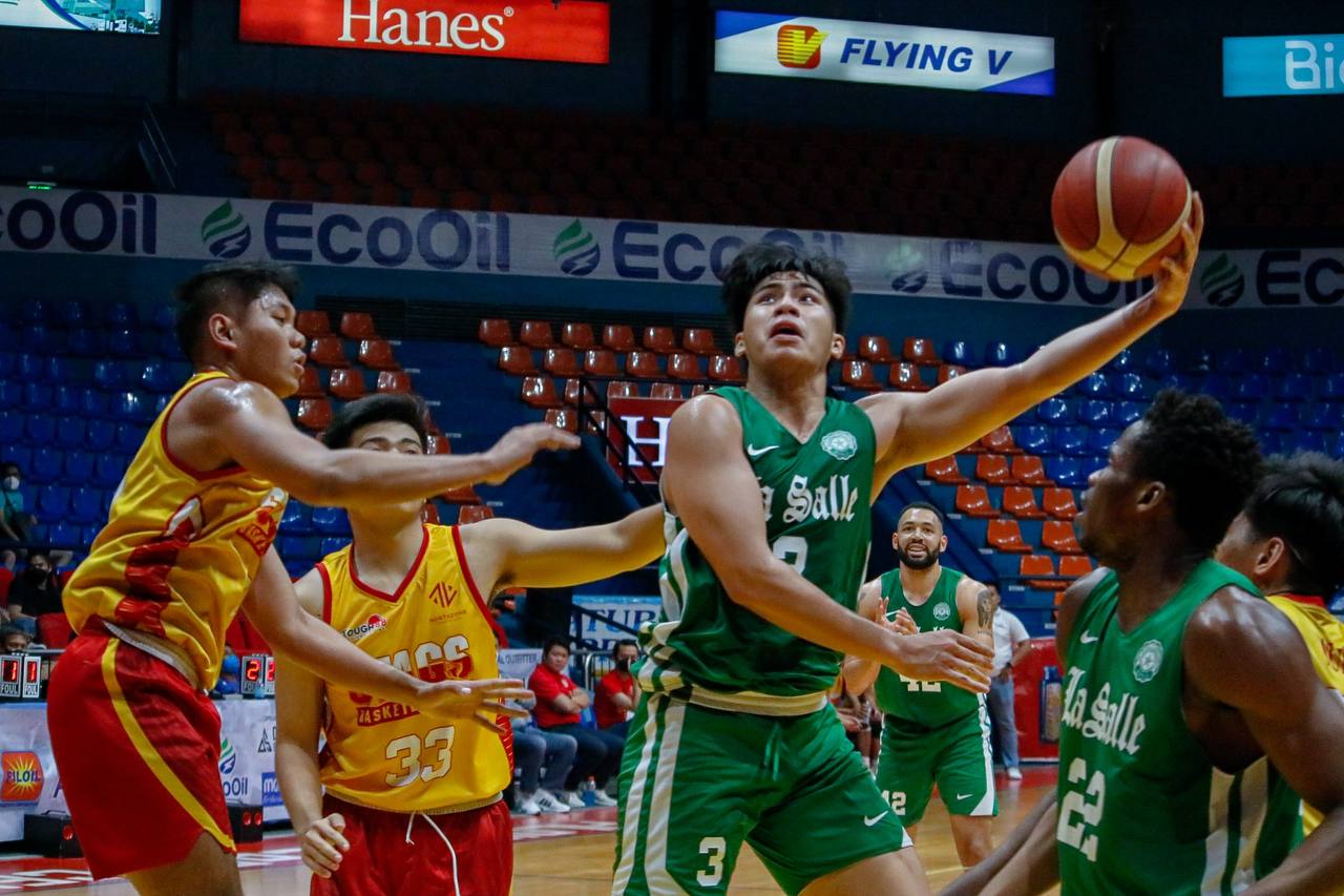 Ikalimang tagumpay: DLSU Green Archers, pinaamo ang SSC-R Golden Stags sa FilOil EcoOil Preseason Cup!