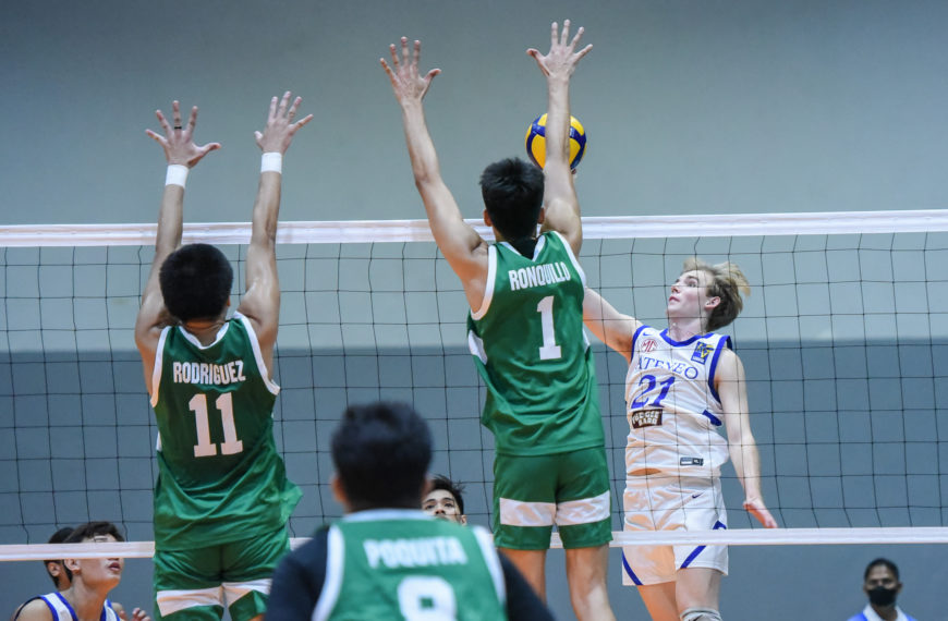 Green Spikers, pumalyang abutin ang matayog na lipad ng Blue Eagles