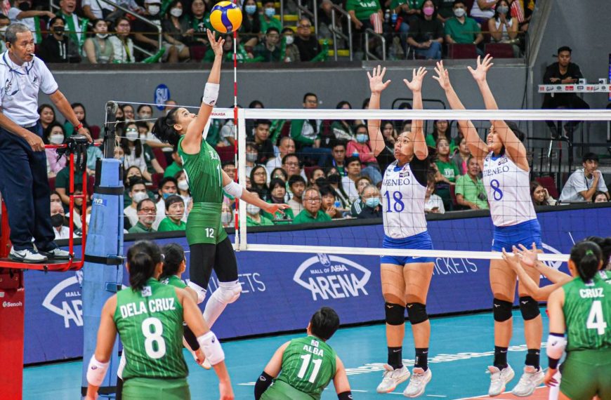 Tamis ng tagumpay: Lady Spikers, winalis ang Blue Eagles sa kanilang unang paghaharap!