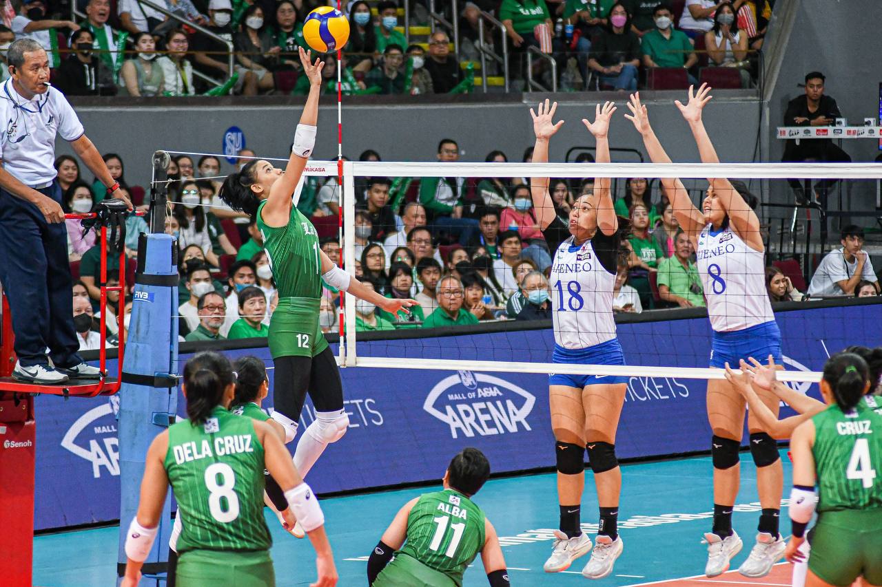 Read more about the article Tamis ng tagumpay: Lady Spikers, winalis ang Blue Eagles sa kanilang unang paghaharap!