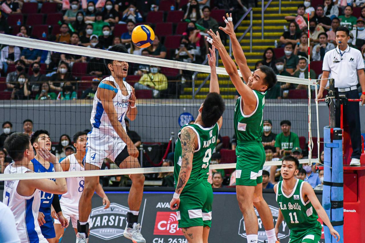 Read more about the article #AnimaLaSalle: DLSU Green Spikers, dinismaya ang ADMU Blue Eagles