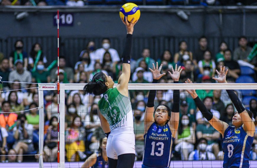 Lady Spikers, nilatay ang Lady Bulldogs sa unang serye ng finals!