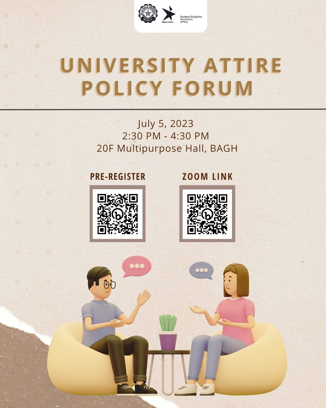 Read more about the article Pagtaya at pagkilos: University Attire Policy Forum, isinabuhay ang malayang identidad ng pamayanang Lasalyano