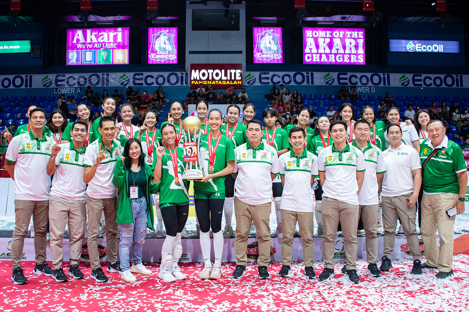 Read more about the article Samyo ng trono: Lady Spikers, nakamit ang kampeonato sa Shakey’s Super League!