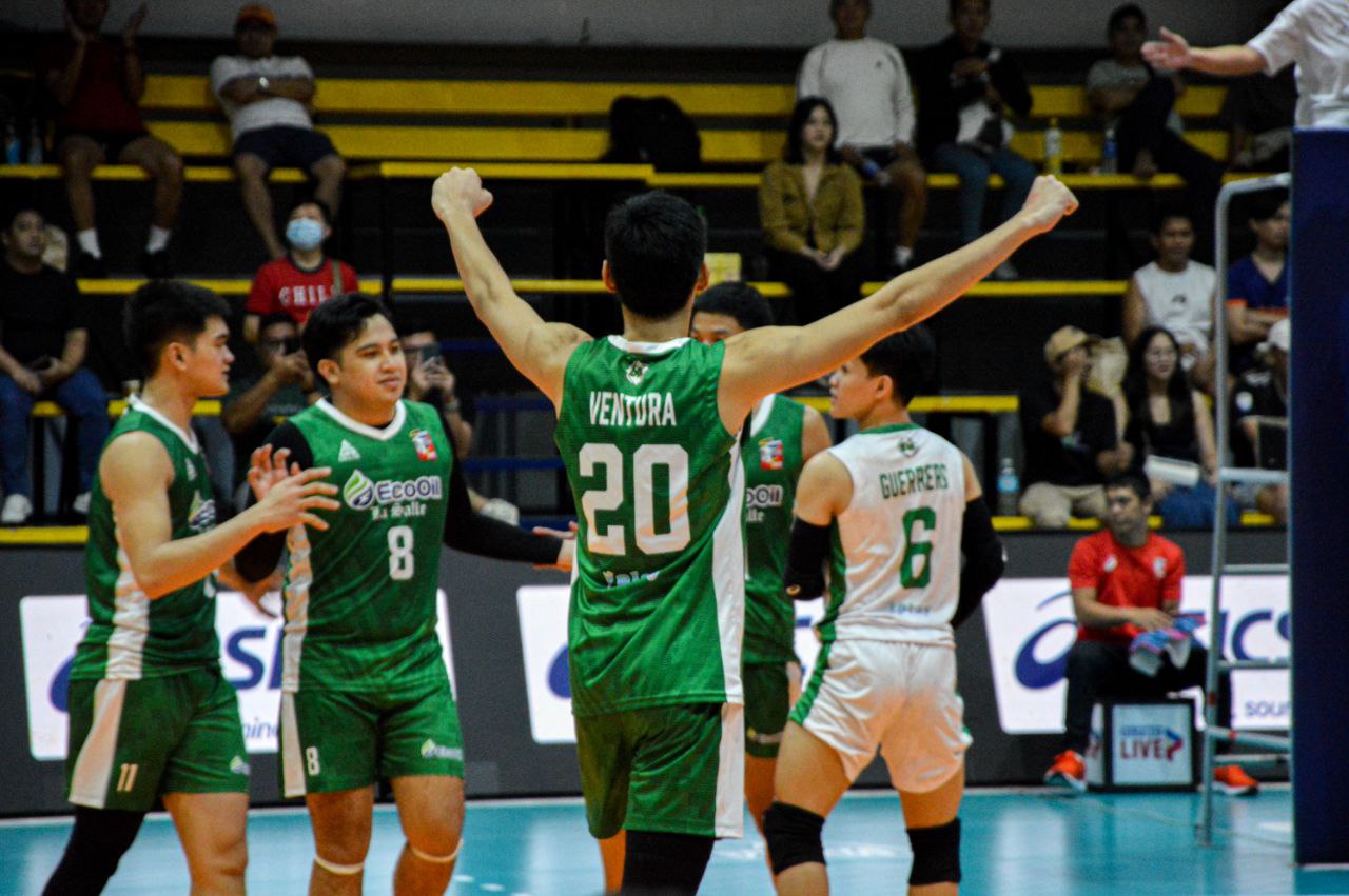 Read more about the article Green Spikers, ibinilanggo ang Dolphins sa Spikers’ Turf 