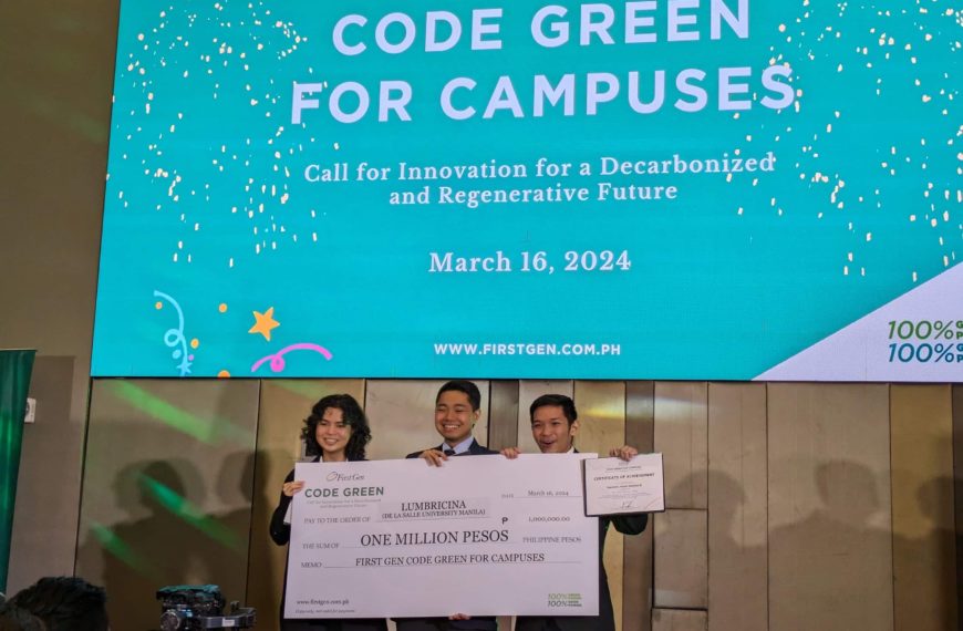 From waste to energy: Lumbricina ng DLSU, nagwagi sa First Gen Code Green Competition sa kanilang compact anaerobic digester