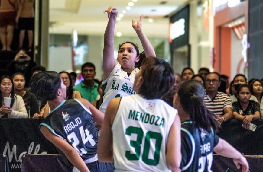 Lady Archers, sinambilat ang tanso kontra Lady Falcons sa UAAP 3×3