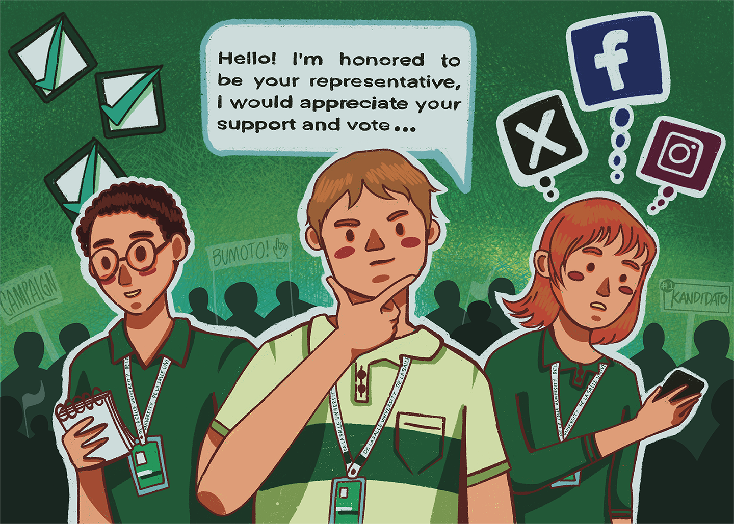 Etikal na pangangampanya sa eleksyong pangmag-aaral ng Pamantasang De La Salle, siniyasat