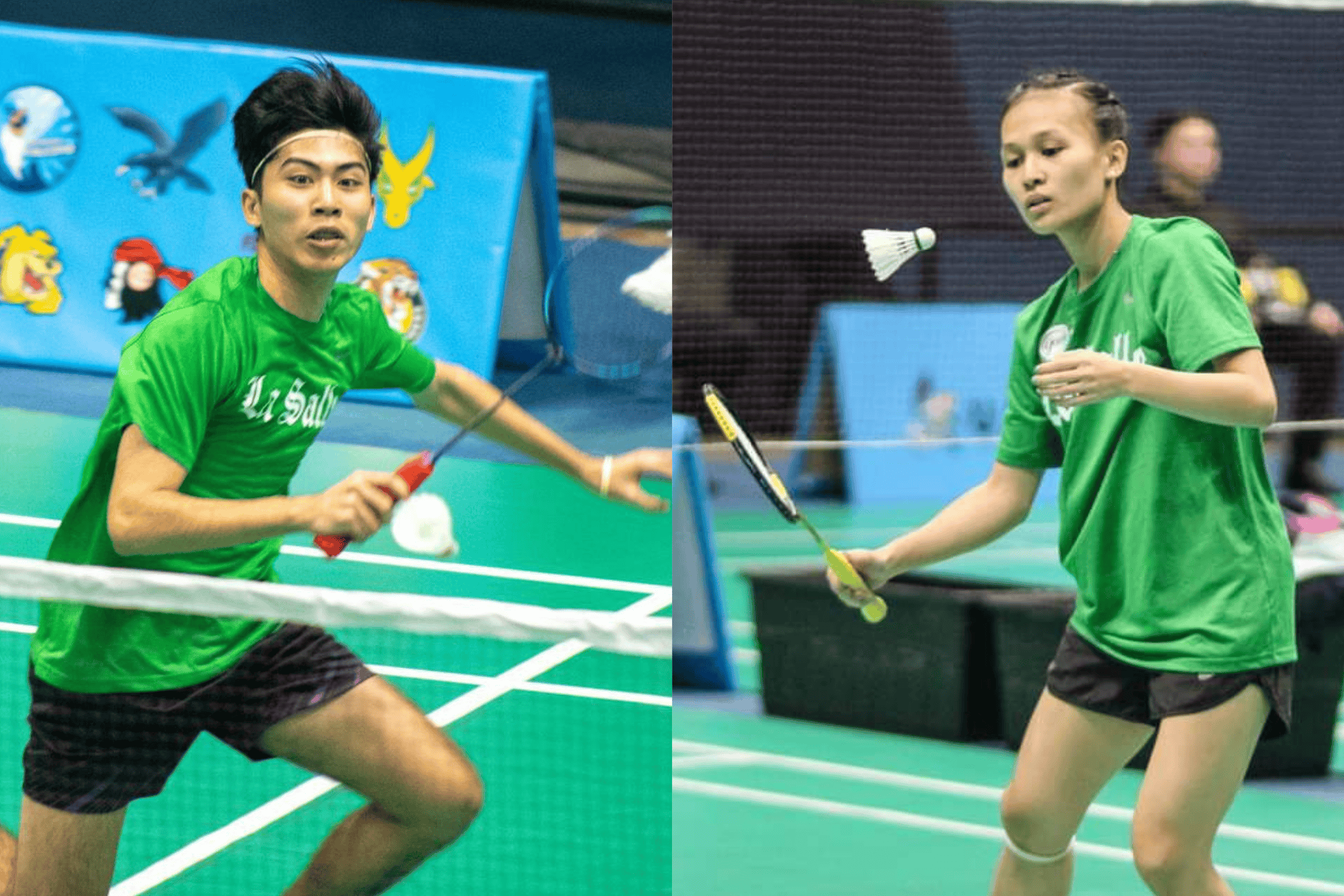 Read more about the article Green at Lady Shuttlers, nalula sa pamamayagpag ng mga agila