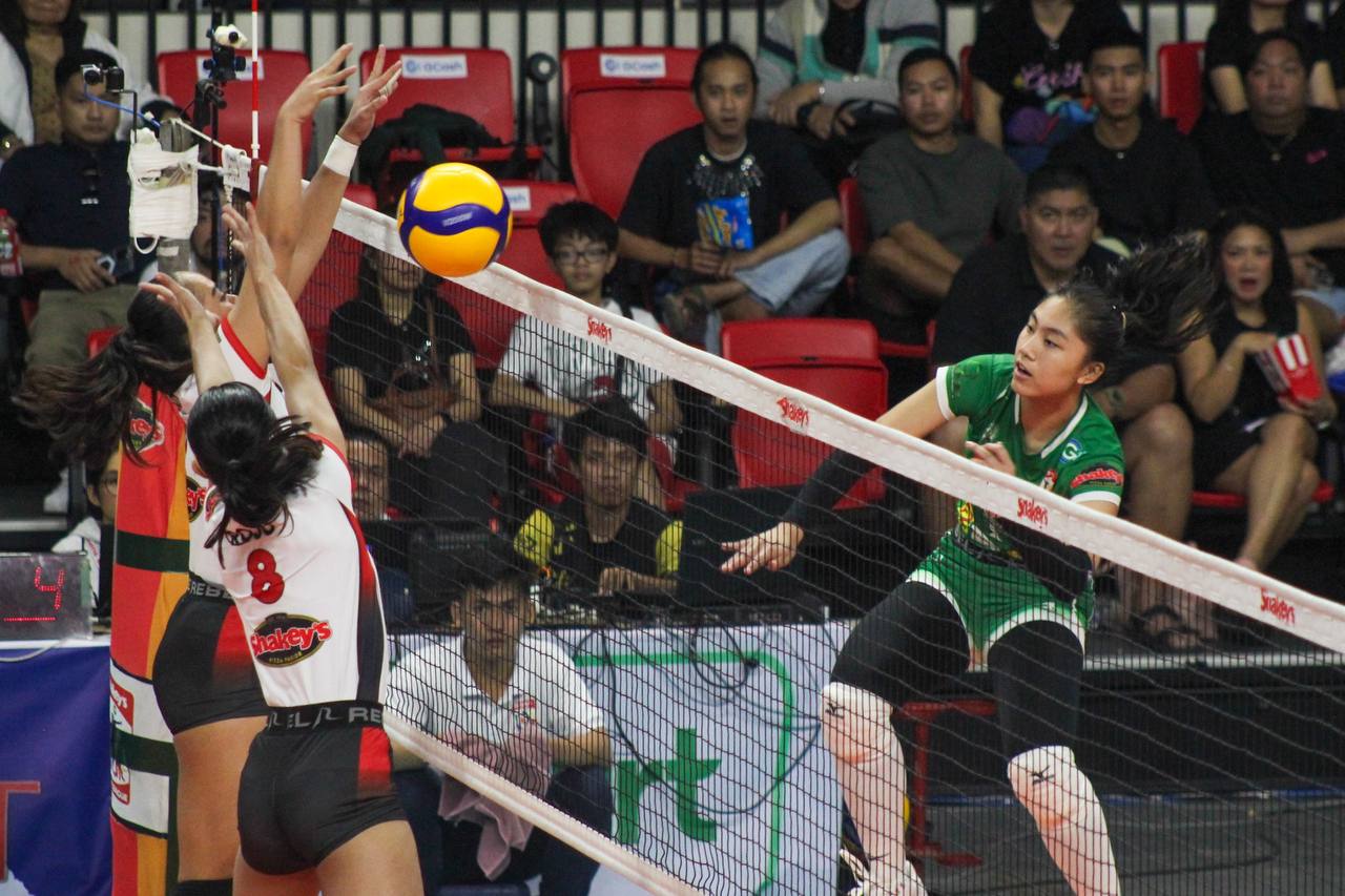 Read more about the article Lady Spikers, ginasgasan ang kalasag ng Lady Warriors